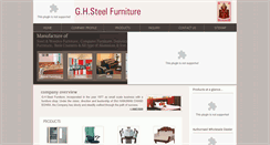 Desktop Screenshot of ghfurniture.in